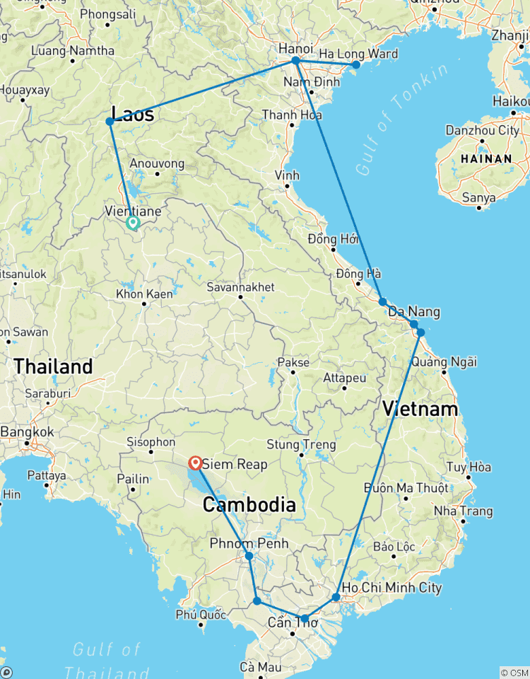 Laos - Kambodscha - Vietnam: Lächelndes Indochina - Geführte Privatreise Rundreise