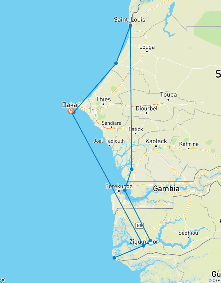 Senegal & Gambia mit Casamance - Geführte Privatreise Rundreise