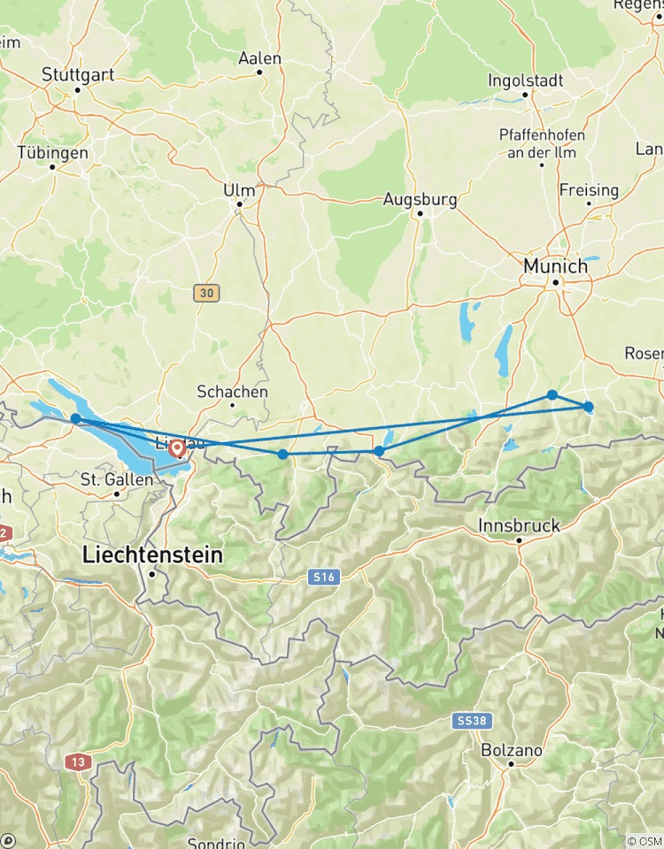 Bayern Radreise 8 Tage Rundreise