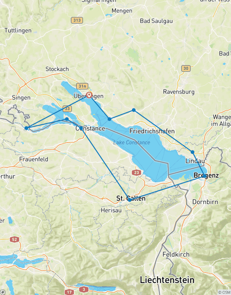 Tour du lac de Constance à vélo | Allemagne, Autriche, Suisse | 7 jours circuit