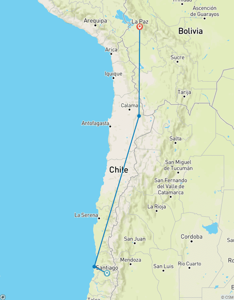 Circuito Norte de Chile y Uyuni, Fin en La Paz (12 Días)