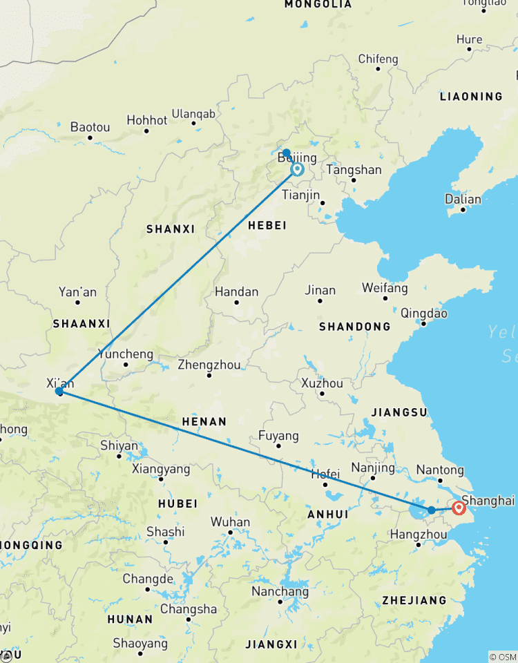 Drei Metropolen Chinas - Geführte Privatreise Tour
