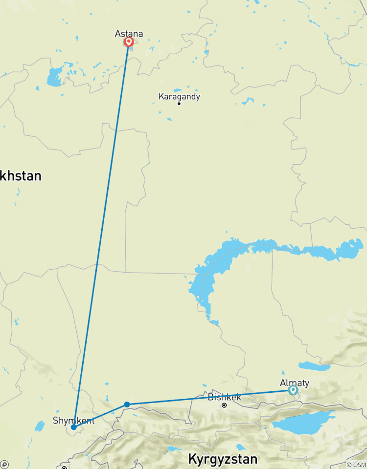 Kasachstan - Von Almaty nach Astana - Geführte Privatreise Rundreise