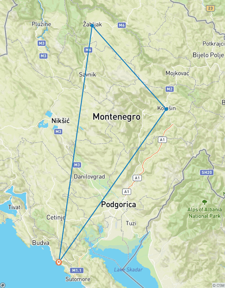 Montenegro Coast and National Parks - Guided Private Tour Tour