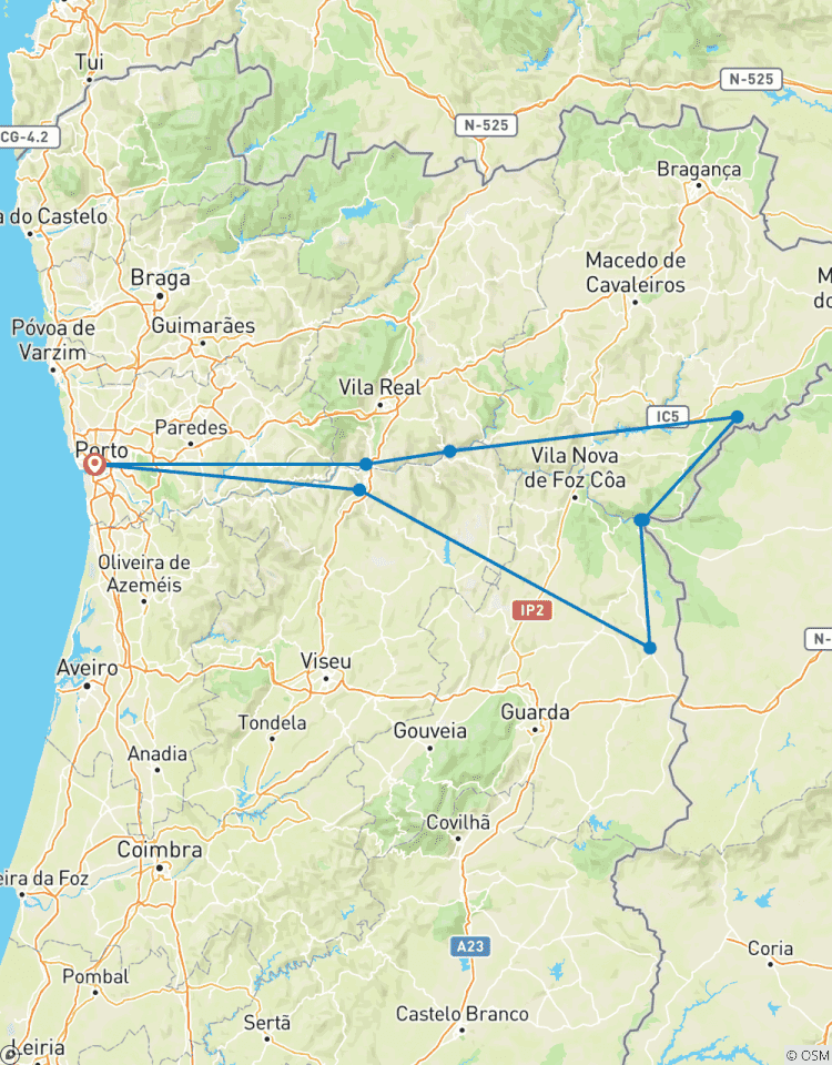 Portugal - randonnée guidée à vélo le long du Douro - 8 jours circuit
