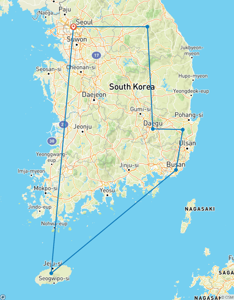 Circuito Corea del Sur cultural 11 días (2025)