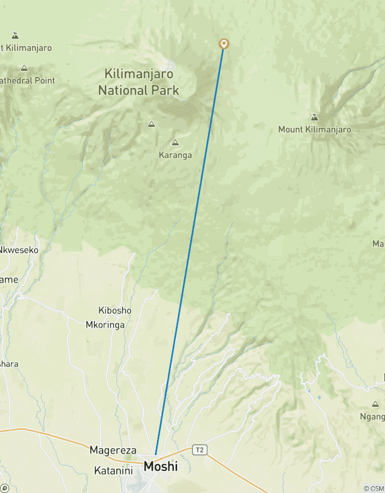 Circuito El Kilimanjaro más alto: Circuito de 1 día a Lemosho