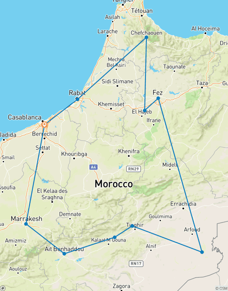 7-Day Adventure from Casablanca. Tour