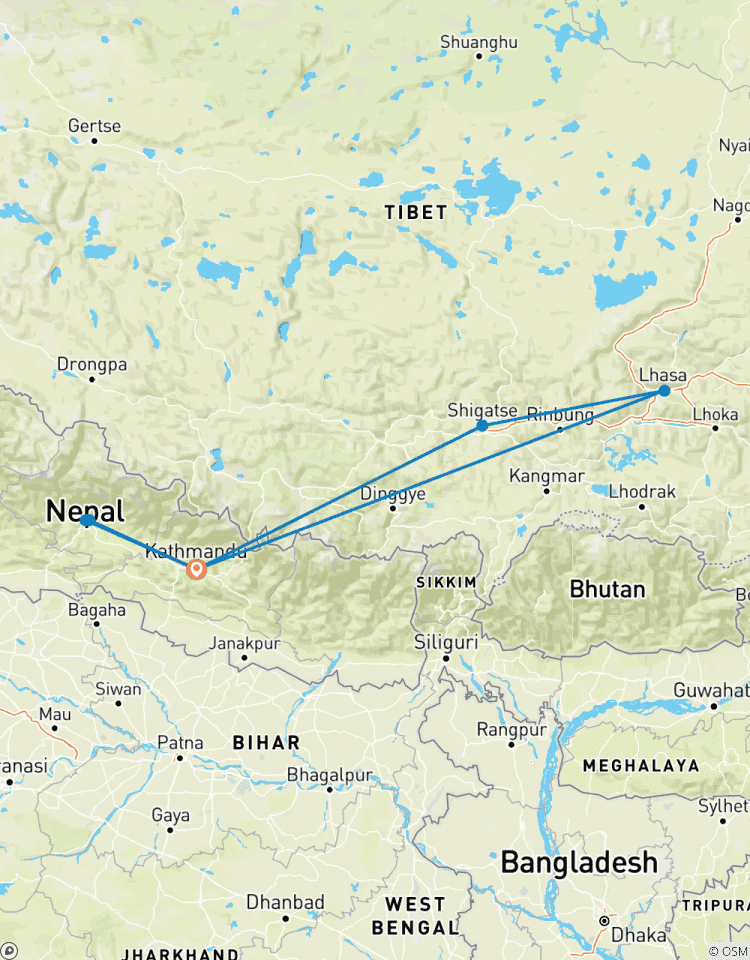 Circuit au Népal et au Tibet circuit