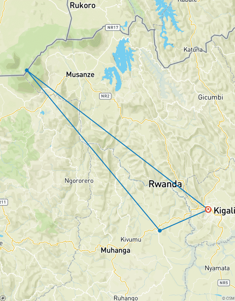 02 Days Gorilla Trek Rwanda Tour