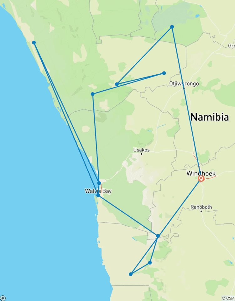 Namibia Discovery: Golden Sands & Wild Lands (10 Days) Tour