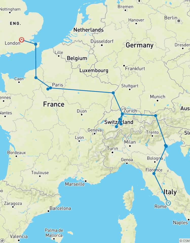 L\'Europe authentique circuit