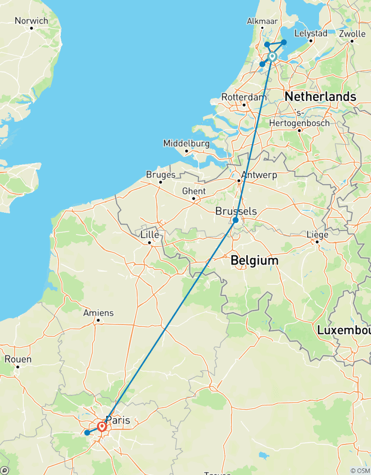 Amsterdam and Paris Tour