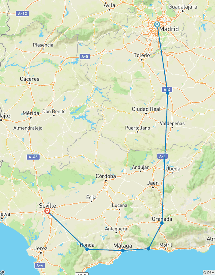 Madrid and Andalusia Tour