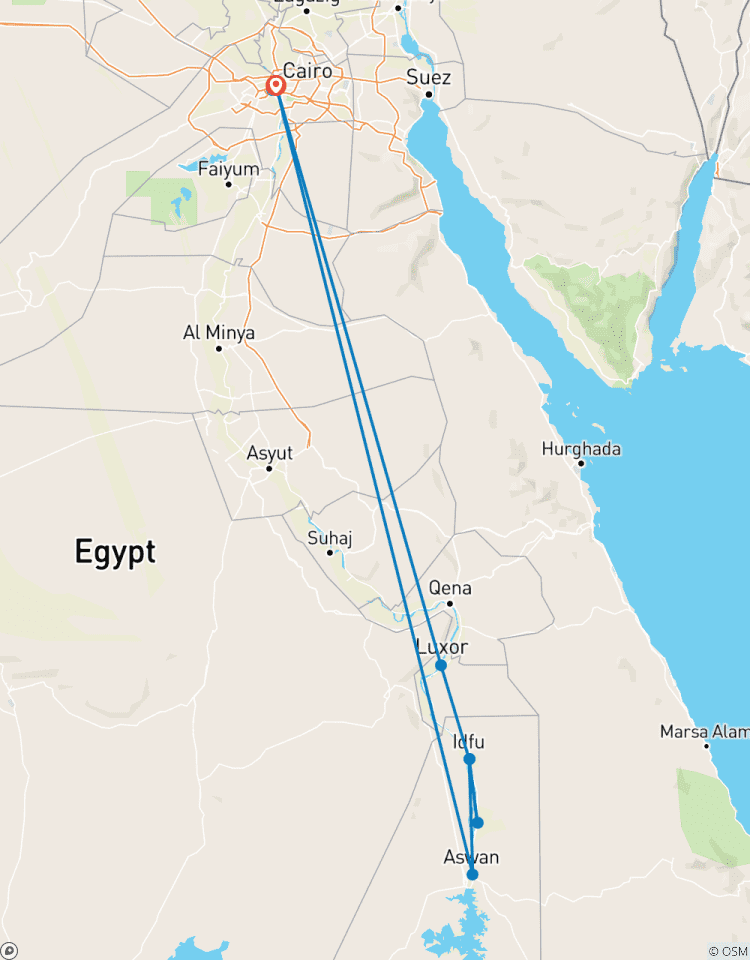 Egypt 8-Day Tour Package: Pyramids, Nile Cruise & Luxor Highlights Tour