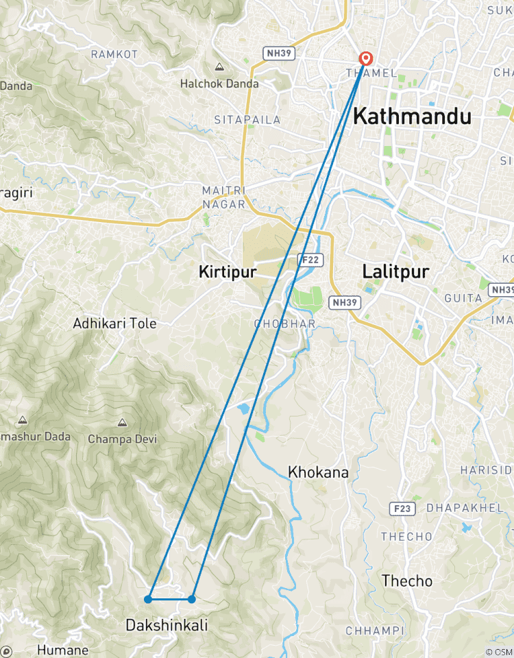 Champadevi Hike - Une aventure de randonnée d\'une journée près de Katmandou circuit