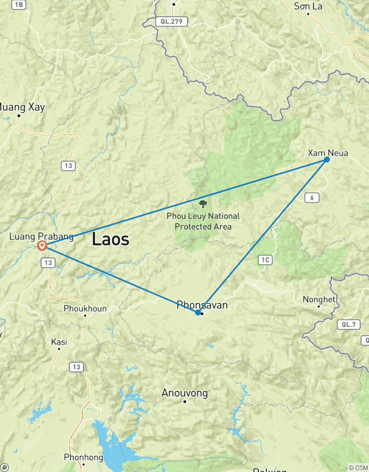 Mysterieuze Laos Motorfietstocht van Luang Prabang naar Xam Neua & Phonsavan-rondreis