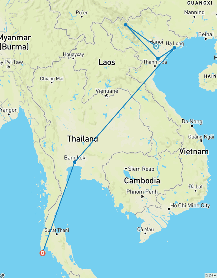 Vietnam Thailand 14 Days Classic Highlights for First-Timers Tour