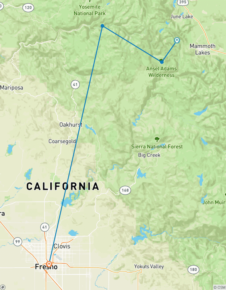 John Muir pad: June Lake naar Tuolumne Meadows-rondreis