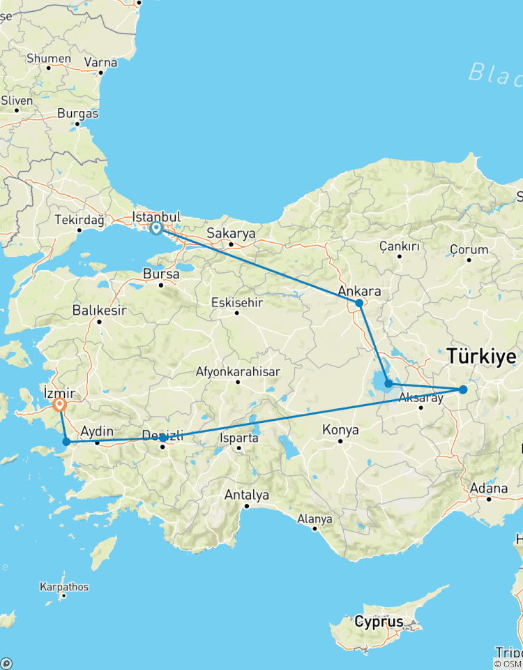 From Istanbul to Izmir (Serie Classic) Tour