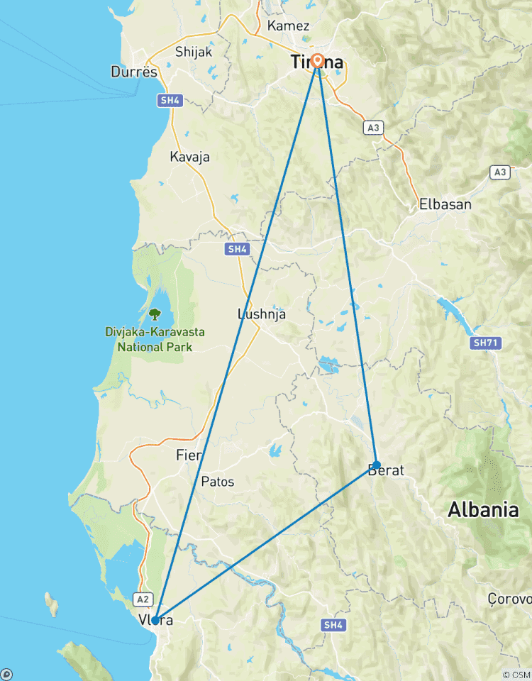 Découverte de l\'Albanie circuit