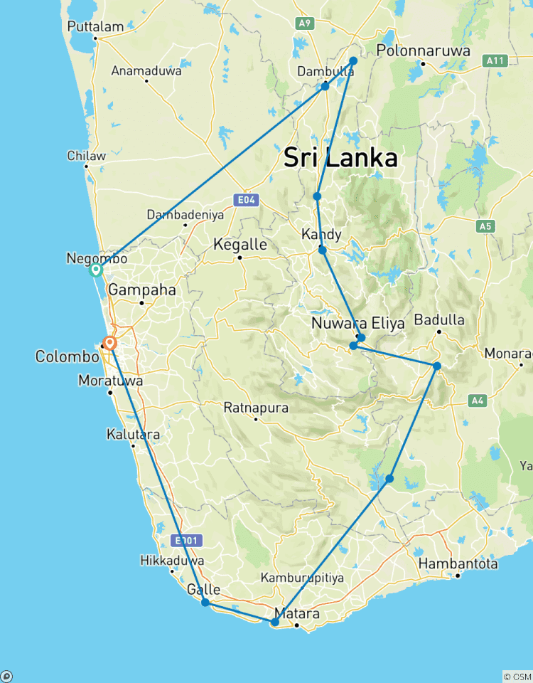 Hoogtepunten van Sri Lanka - 11 Daagse Comfort rondreis met kleine groep-rondreis
