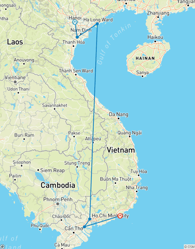 Vietnam Strand Ontsnappen in 12 Dagen-rondreis