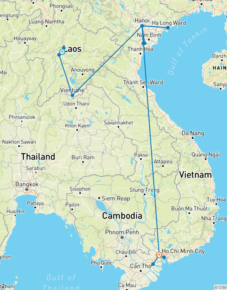 Circuito Rutas por el Patrimonio de Indochina en 14 días