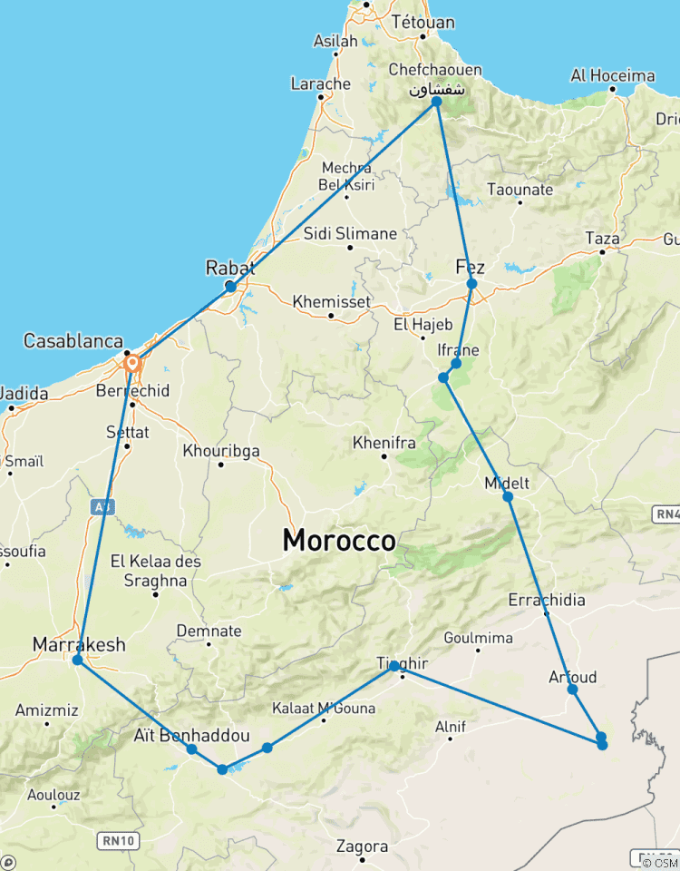 6-Day VIP Tour: Casablanca to imperial Heritage/Desert Tour