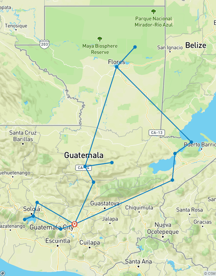 Guatemala Überland in 11 Tagen Rundreise