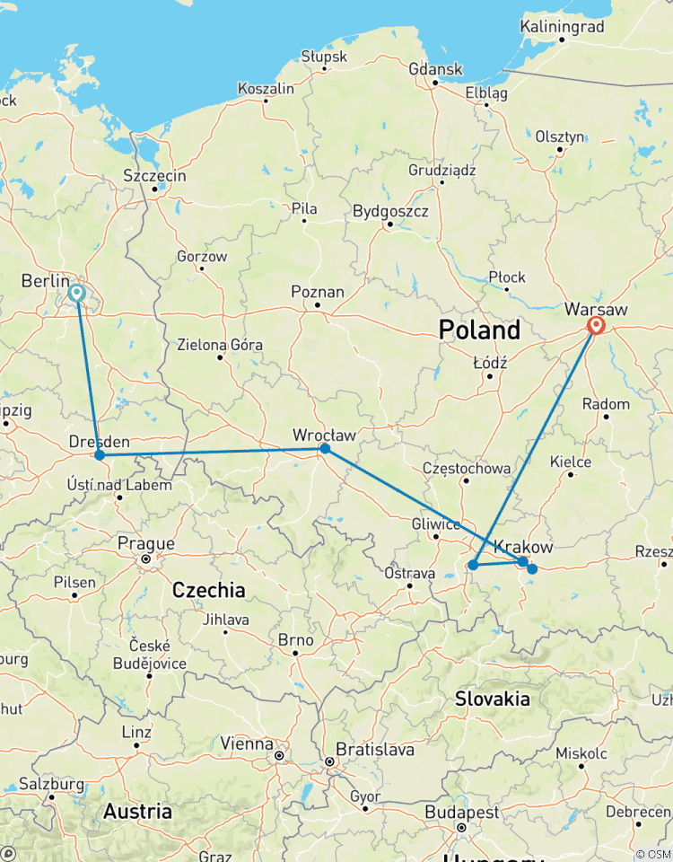 Journey of Berlin & Poland - 9 Days Tour