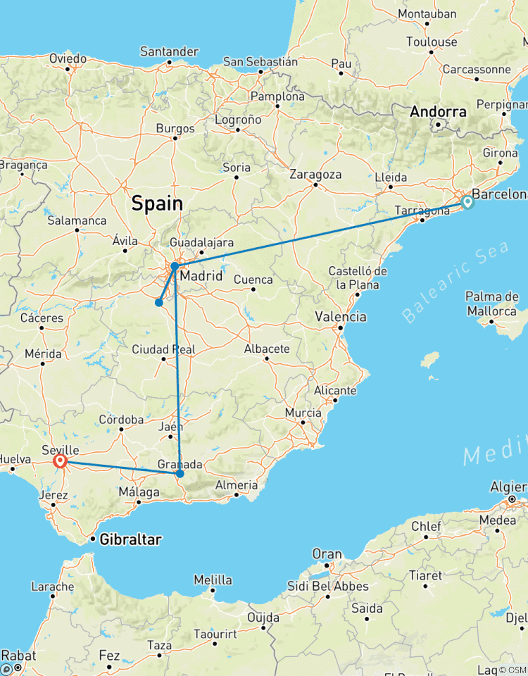 Circuito Lo Mejor de España en Grupo pequeño