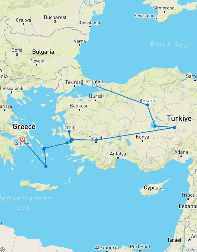 Charms of Türkiye and Greek Islands (2026) Tour