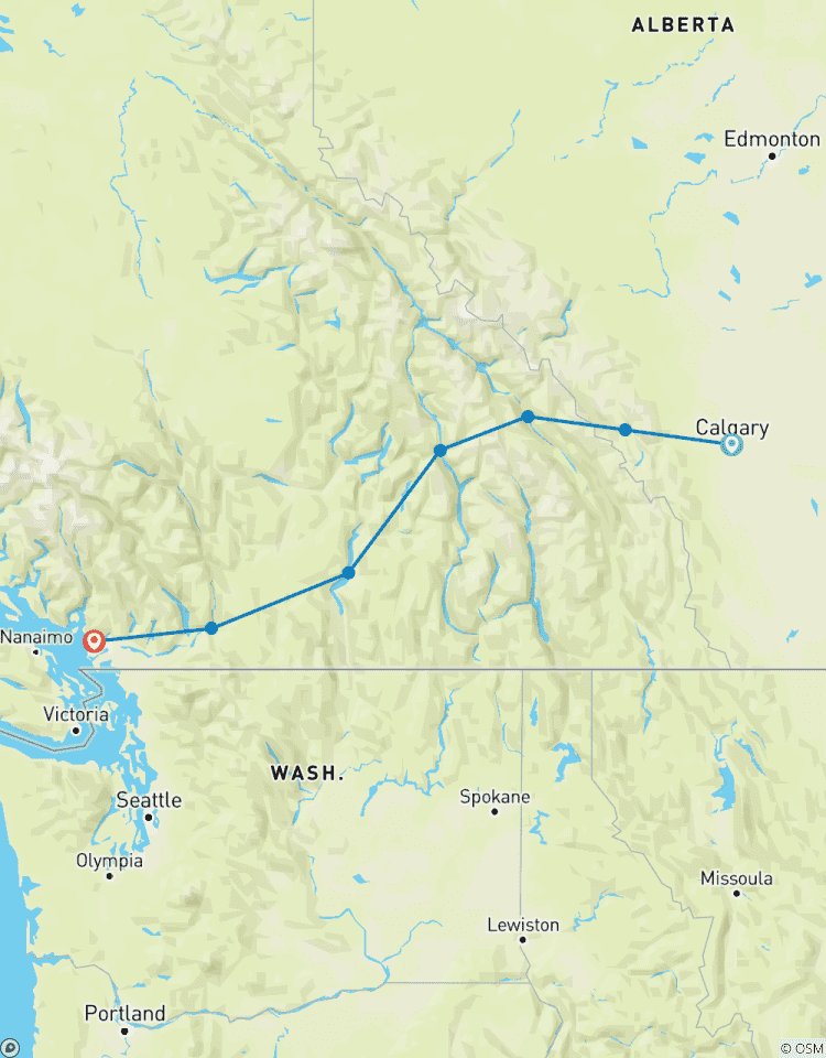 Les parcs nationaux des six montagnes sur la côte ouest circuit