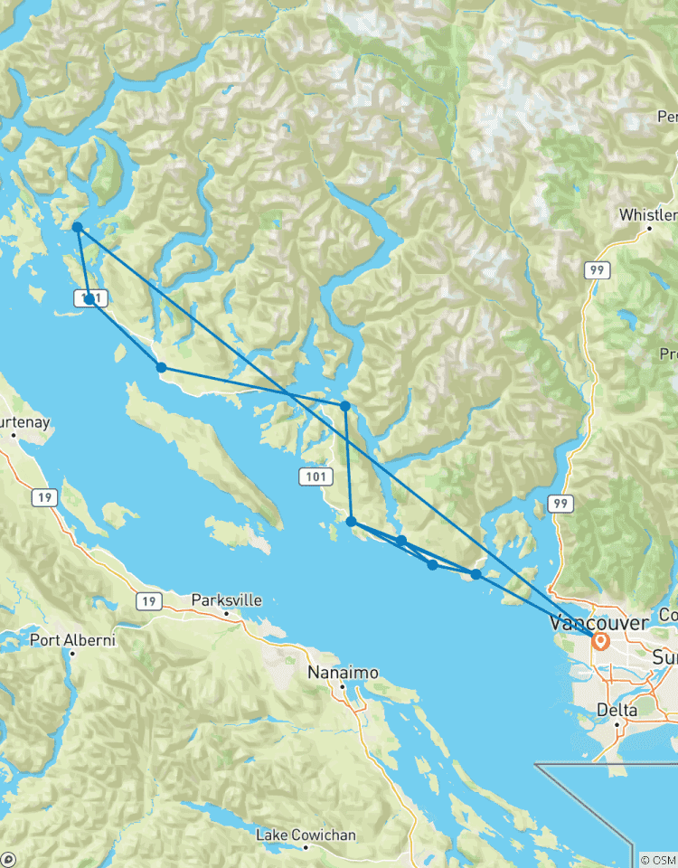 Walk & Paddle Canada\'s Sunshine Coast Tour