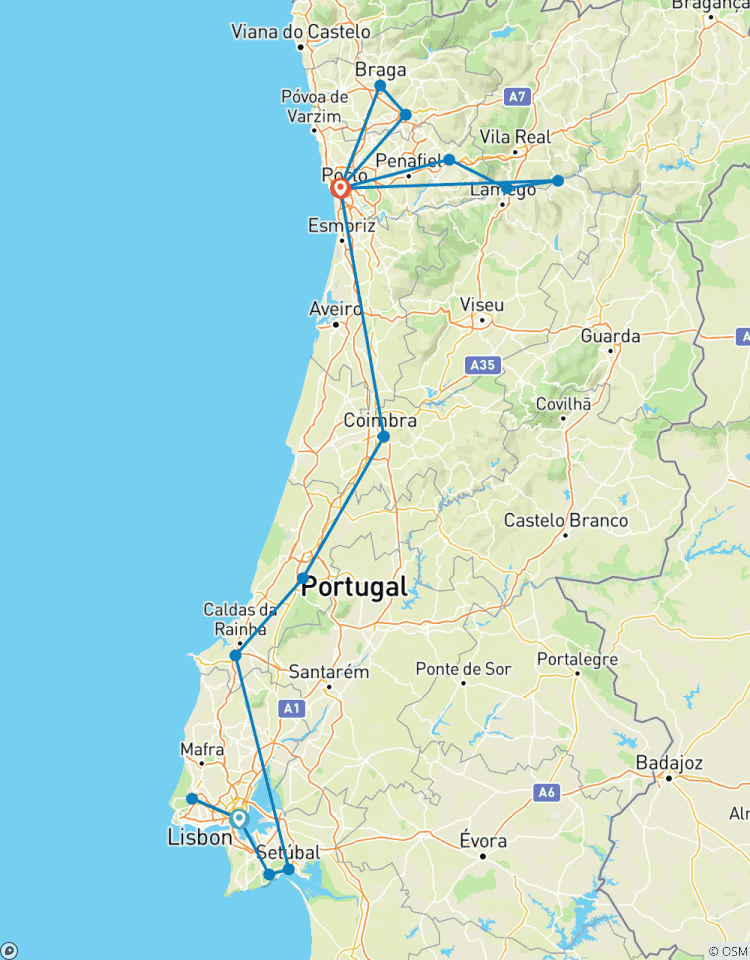 Circuito Lo más destacado de Portugal Circuito Privado