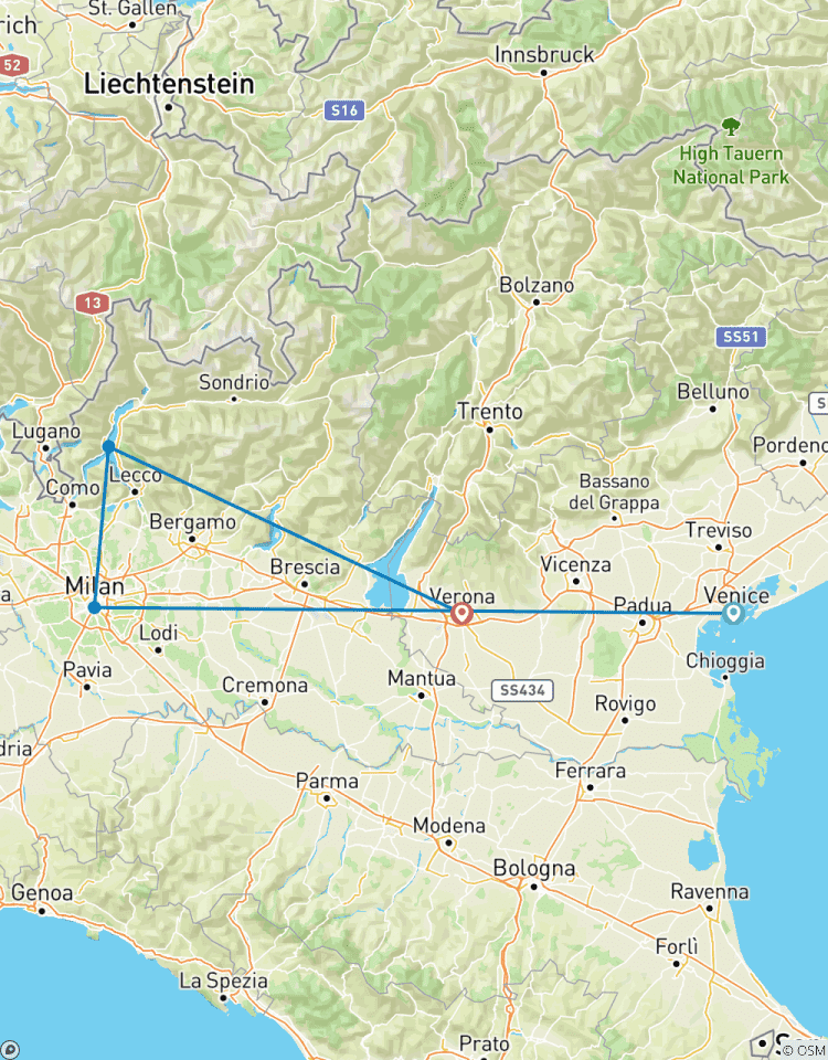Vacances d\'opéra gay en Italie - Venise, Vérone et Milan Un tour d\'opéra gay unique avec Italy Gay Travels circuit