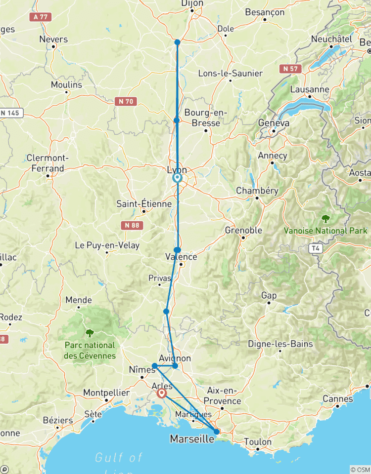 Burgundy & Provence (2026) (Lyon to Arles, 2026) Tour