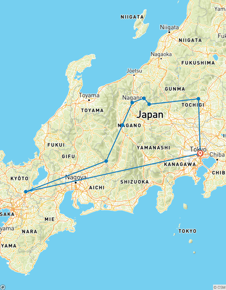 Tokio, Kyoto & de Alpen-rondreis