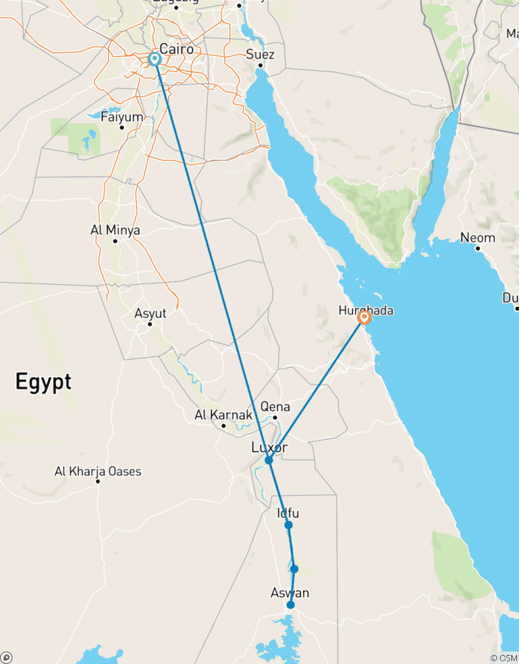 Majestic Egypt: Nile & Red Sea Luxury Escape (Customizable) Tour