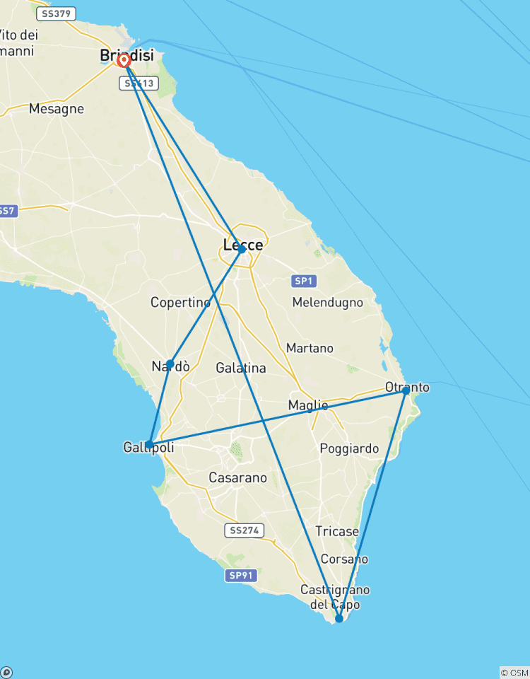 Vacances de luxe dans la région du Salento avec Italy Gay Travels circuit