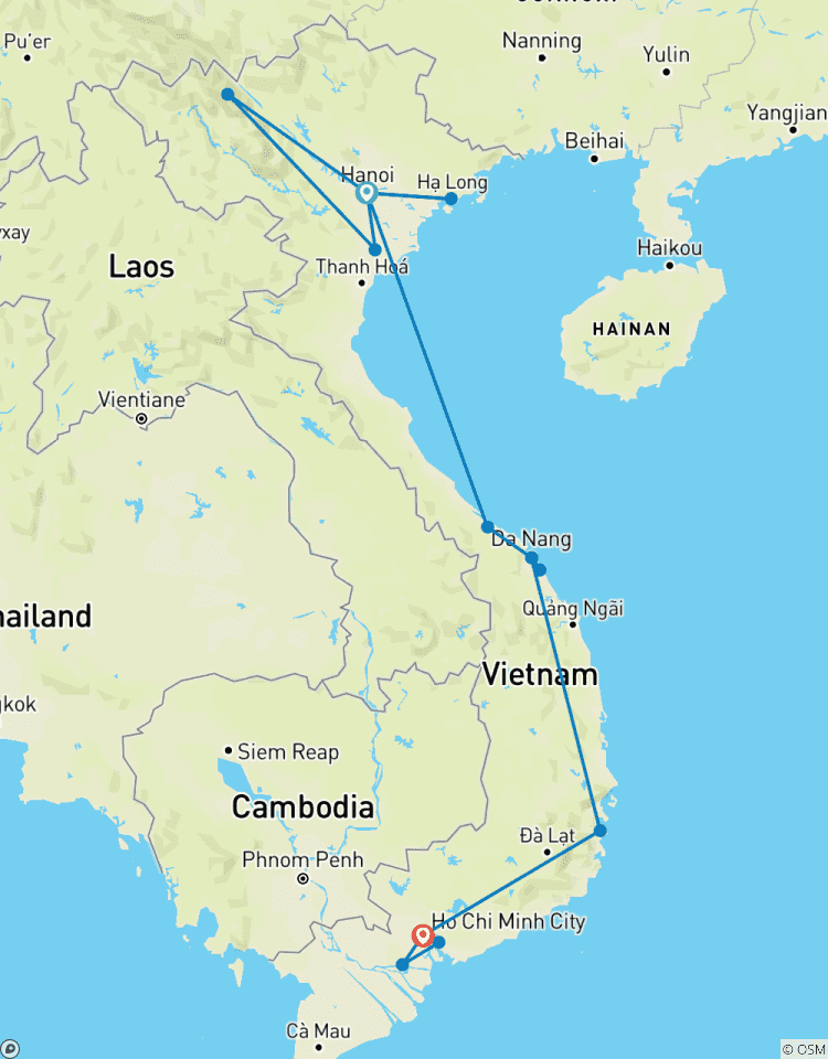 Vietnam Adventure By Train Tour in 15 days Tour