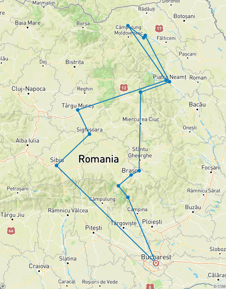 La Roumanie Authentique : la Bucovine et la Transylvanie Médiévale Rundreise