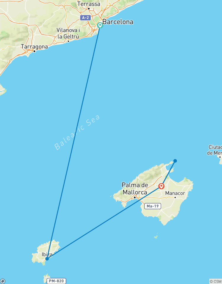 Barcelona, Ibiza and Mallorca (Classic) Tour