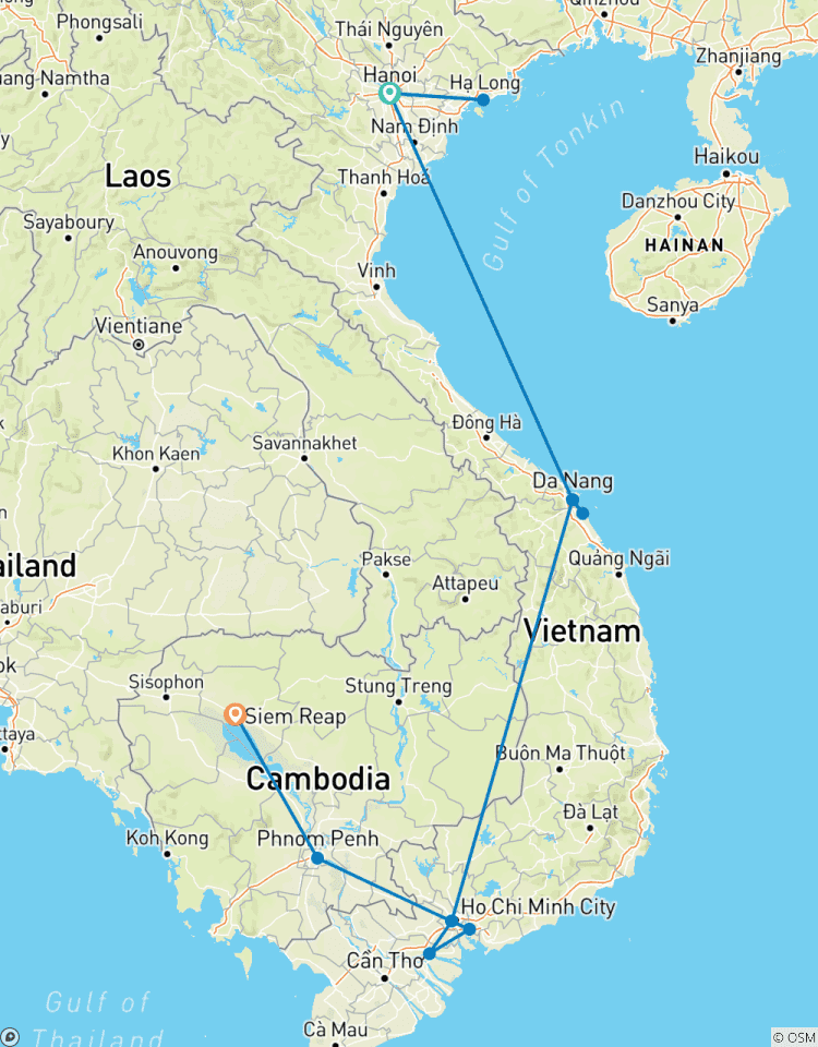 Exploration du Vietnam et du Cambodge en 14 jours circuit