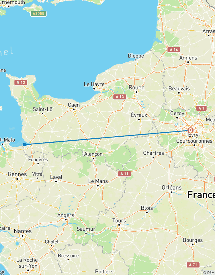 5 Tage Abenteuer Paris, Mont Saint-Michel Rundreise