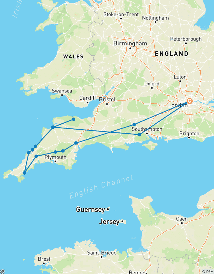 Devon et Cornouailles circuit