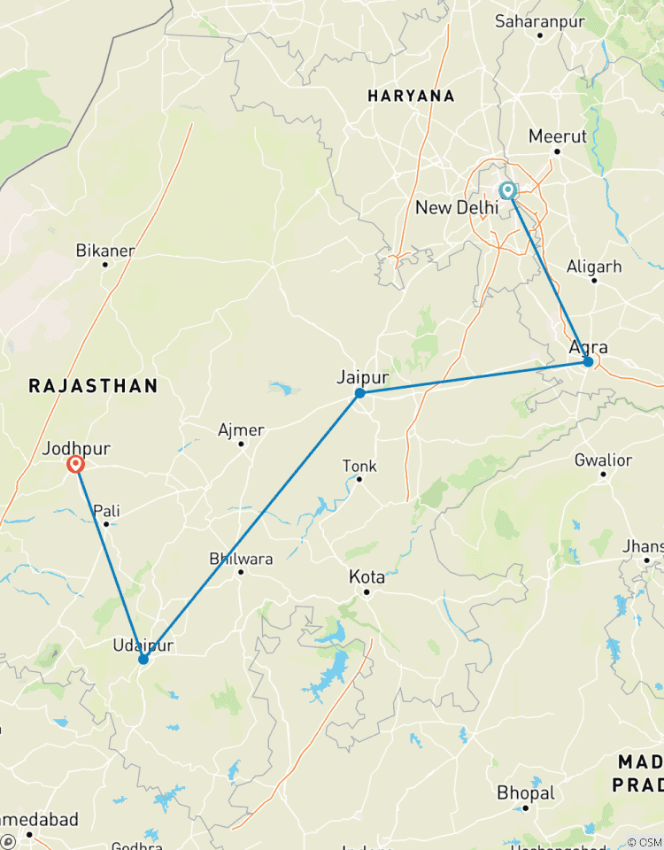 Golden Triangle With Rajasthan Tour Tour