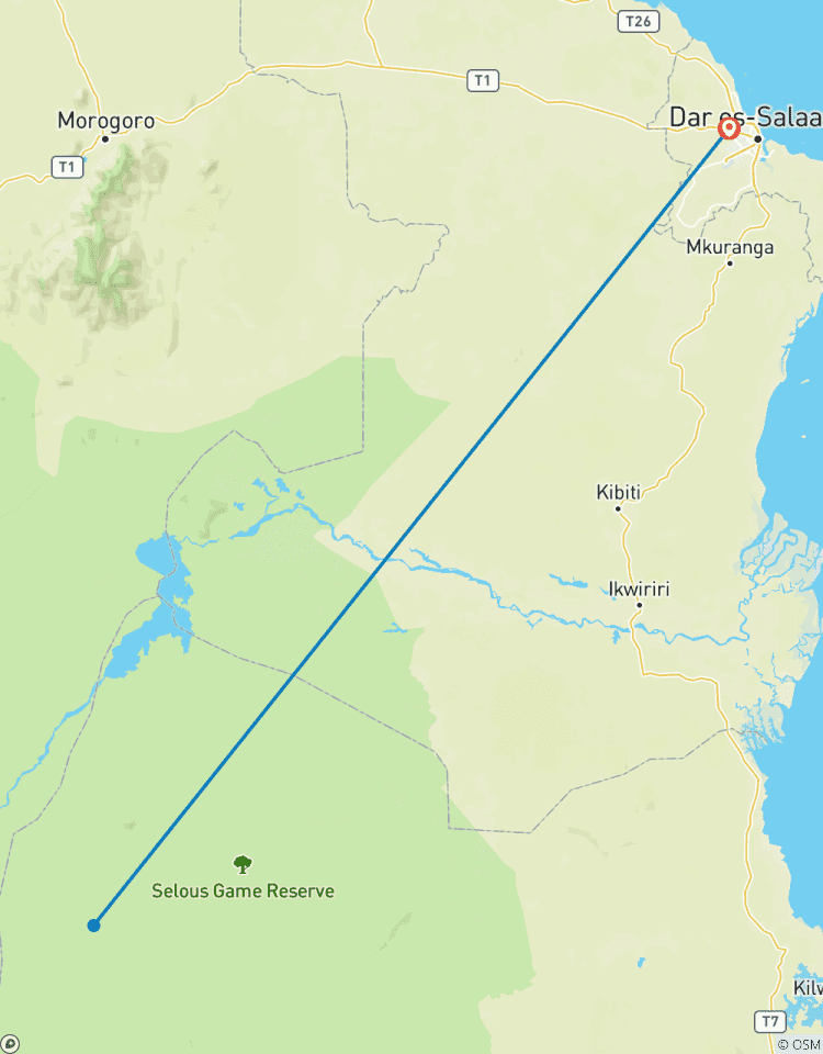 Der Zauber des Nyerere Nationalparks und des Selous Rundreise