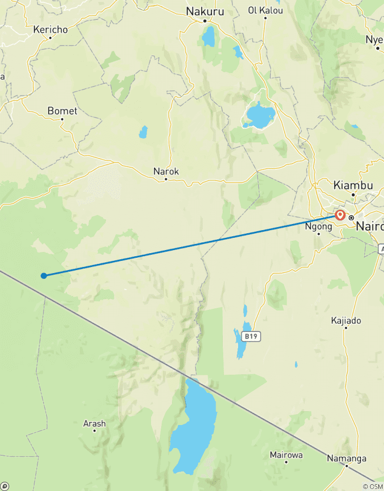Kenia: 3 Tage Flug Masai Mara National Reserve Rundreise